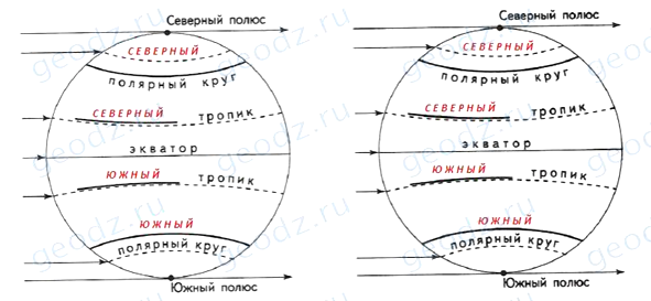 Полюса тропики экватор