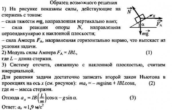 По гладкой наклонной