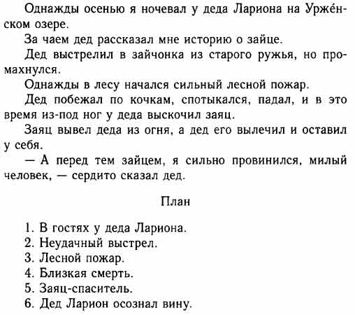 Изложение дед ларион 4 класс школа россии презентация