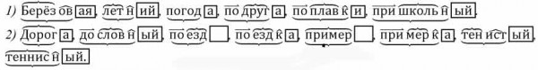 Разбор слова расположенном