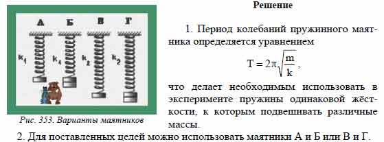 Зависимость периода пружинного маятника от массы груза. Период колебаний пружины. Период колебаний груза на пружине. Период колебаний пружинного маятника зависит от. От чего зависит период колебаний пружинного маятника.