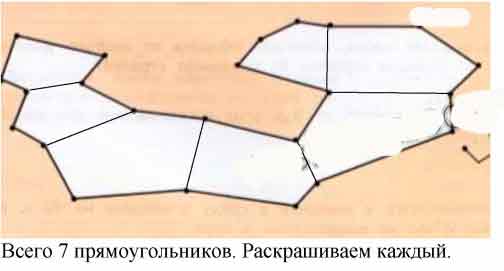 Многоугольник изображенный на этом рисунке разделили на пятиугольники не добавляя новых вершин